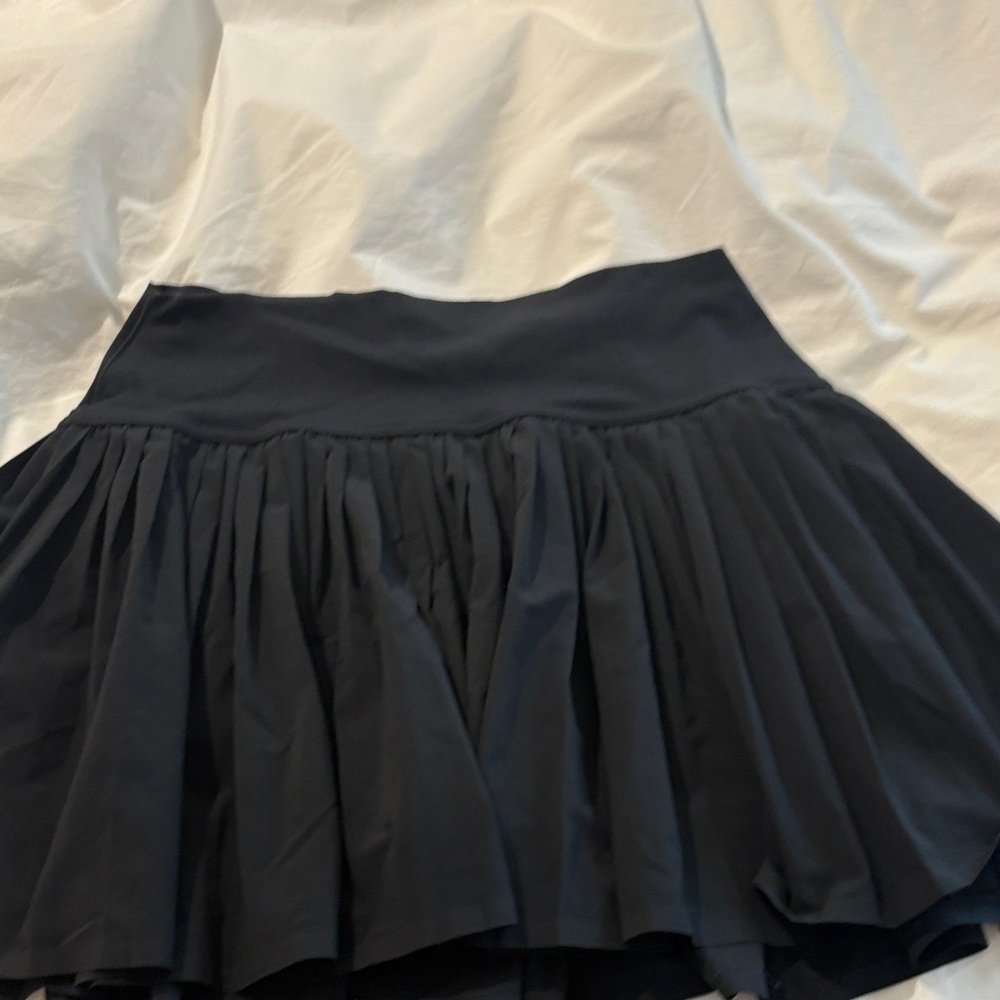 Aerie Black Skater Skirt